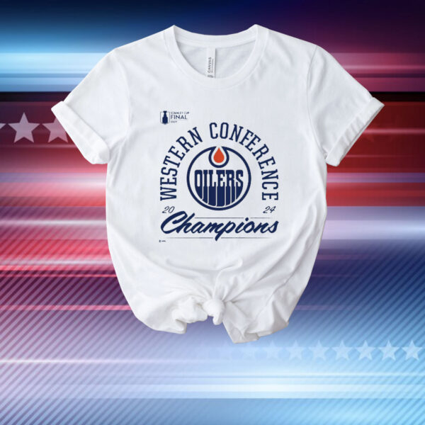 Official Stanley Cup Final 2024 Edmonton Oilers Women’s Western Conference Champions Drive T-Shirt