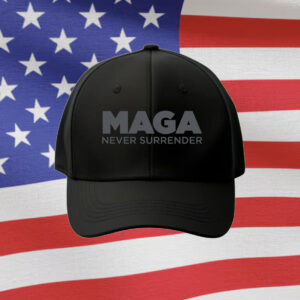 Original MAGA Never Surrender Black Cap