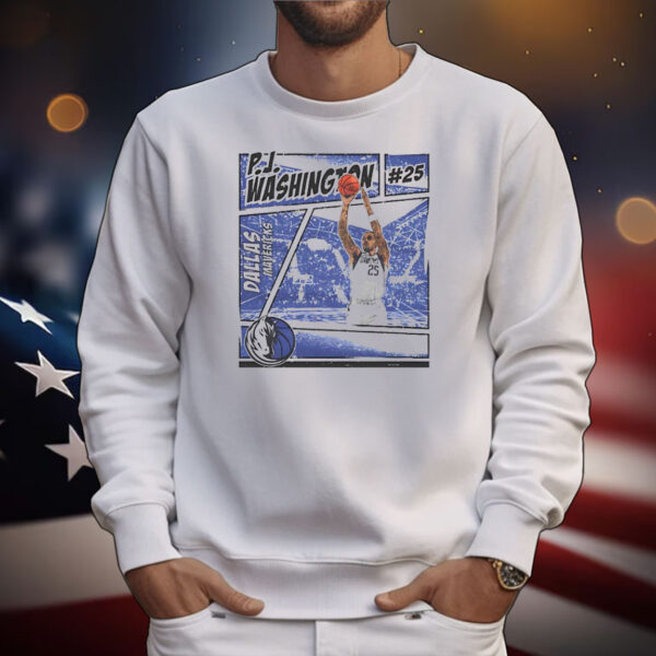 P.J. Washington Dallas Mavericks Comic T-Shirt