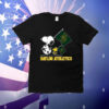Snoopy Baylor Athletics Road To Oklahoma City Flag T-Shirt