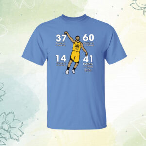 37 Points In A Quarter 60 Points On 11 Dribles 14 Threes In 26 Minutes 41 Points 11 Threes Game 6 2016 Wcf Tee Shirt