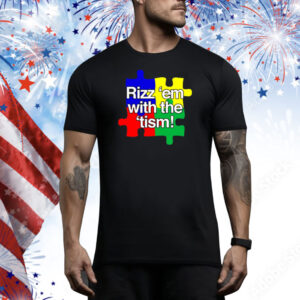 Classy Shirts Puzzle Rizz 'Em With The 'Tism Tee Shirt