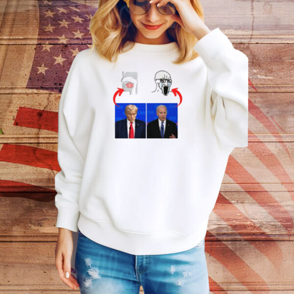 Bruhtees Trump Vs Biden (Chad Edition) Tee Shirt