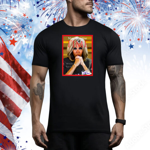 Candace Owens Wearing Brigitte Macron Man Of The Year Time Tee Shirt