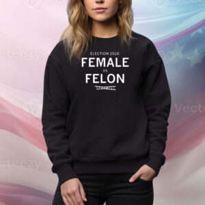 Election 2024 Female Vs Felon Tee Shirt