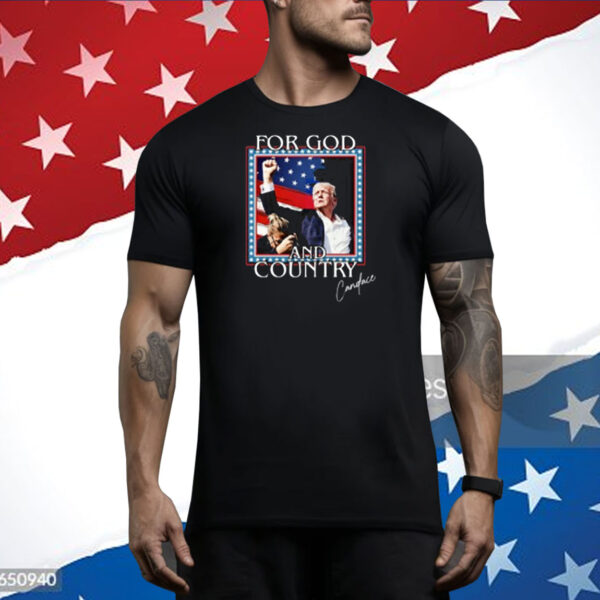 For God And Country Trump Tee Shirt