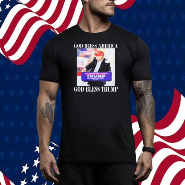 God Bless America God Bless Trump Tee Shirt