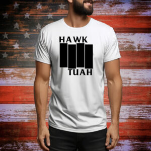 Hawk Tuah Black Flag Tee Shirt