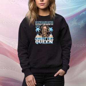 Kamala Harris Coconut Tree Queen Tee Shirt