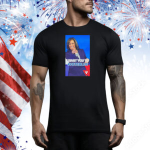 Kamala Harris I Want You To Vote Blue Tee Shirt