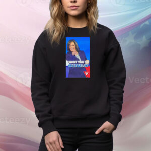 Kamala Harris I Want You To Vote Blue Tee Shirt