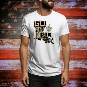 New Orleans Saints Fanatics Hot Shot State Tee Shirt