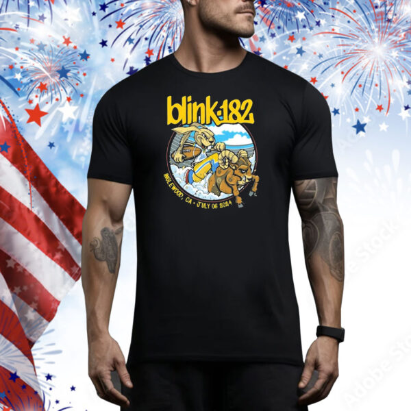 Official Blink 182 Inglewood CA July 6 2024 Tee Shirt