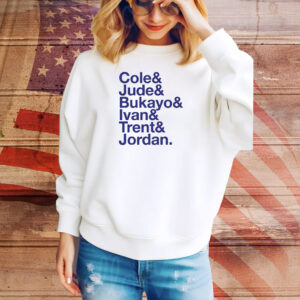 Official Cole Jude Bukayo Ivan Trent Jordan Tee Shirt