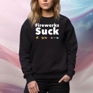 Official Dr. Karen Becker Planet Paws Media Fireworks Suck Tee Shirt