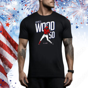 Official James Wood #50 San Diego Padres Player Tee Shirt