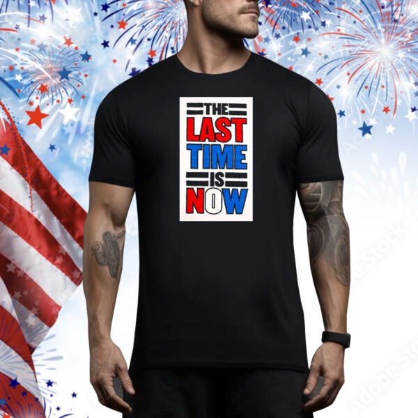 Official John Cena The Last Time Is Now Text Tee Shirt