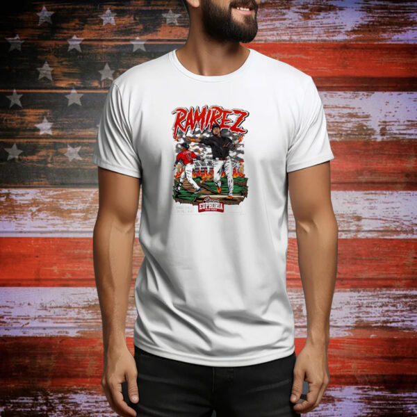 Official Jose Ramirez Cleveland Guardians Plant Euphoria Artwork 2024 Tee Shirt