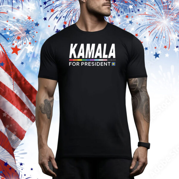 Official Kamala Harris For President Pride 2024 Tee Shirt