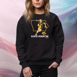 Official Kate Martin #20 State Star Iowa Hawkeyes Tee Shirt