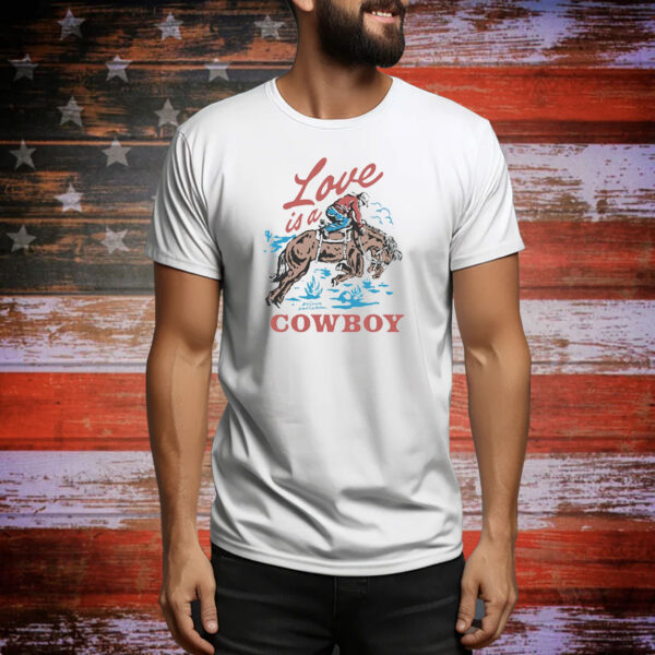 Official Kelsea Ballerini Love Is A Cowboys Art Tee Shirt