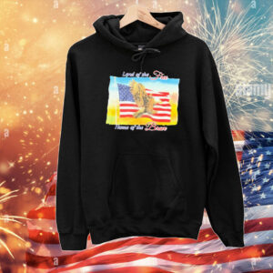 Official Land Of The Free Home Of The Brave United States Flag T-Shirt