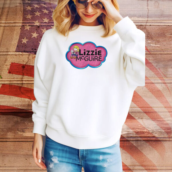 Official Lizzie Mcguire Animated Lizzie Logo New Tee Shirt