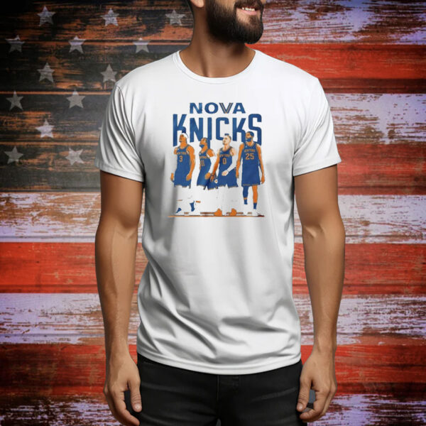 Official Maddy Siegrist Wearing Nova Knicks 4 Player Painting Tee Shirt