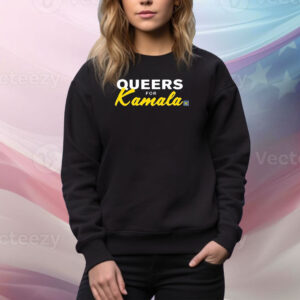 Official Queers For Kamala Harris Human Rights Campaign Tee Shirt