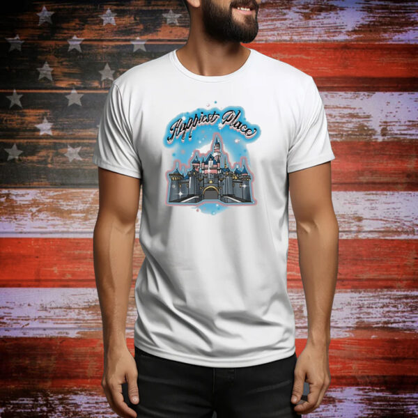 Official Rope Drop Threads Happiest Place Paiting Tee Shirt