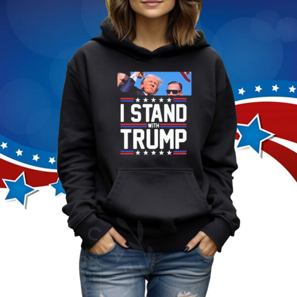 Official Stand With Him Trump 2024 Campaign Tee Shirt