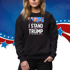 Official Stand With Him Trump 2024 Campaign Tee Shirt