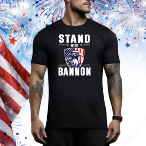 Official Sternamerican Stand With Bannon America Flag Tee Shirt