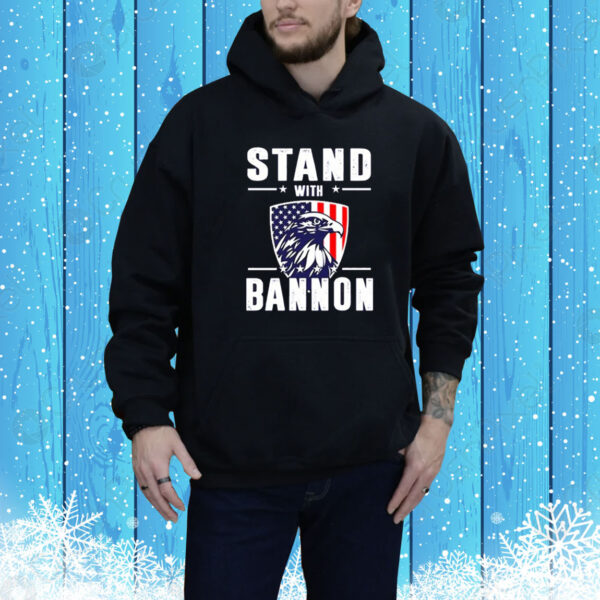 Official Sternamerican Stand With Bannon America Flag Tee Shirt