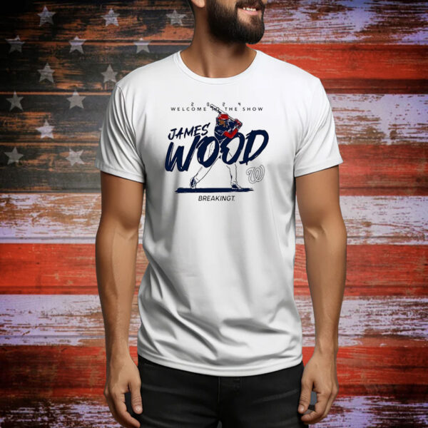 Official Talk Nats Welcome To The Show James Wood Diego Padres 2024 Tee Shirt