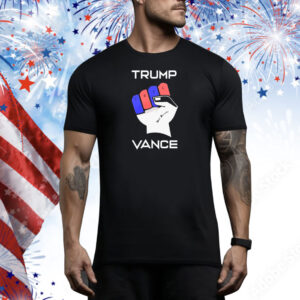 Official Trump Vance 2024 Never Surrender Make America Great Again 2024 Hand Tee Shirt