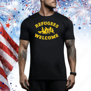 Official Uncorrupted Man Refugees Welcome Tee Shirt