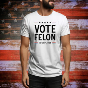 Official Wonderful Help Vote Felon Trump 2024 Tee Shirt