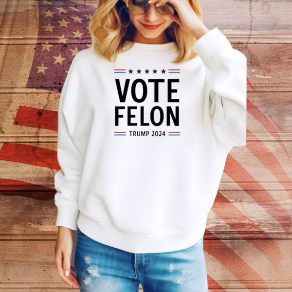 Official Wonderful Help Vote Felon Trump 2024 Tee Shirt