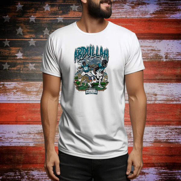 Official Yasir Abdullah Jacksonville Jaguars Planet Euphoria Artwork Tee Shirt