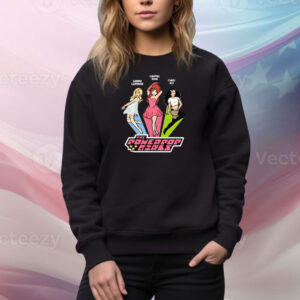 Partneringco Sabrina Carpenter Chappell Roan Charli Xcx The Powerpop Girls Tee Shirt