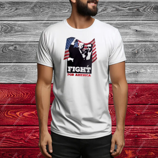 Trump Fight For America | Trumpshot Tee Shirt