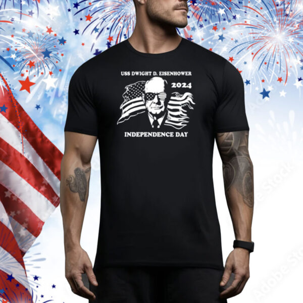 Uss Dwight D. Eisenhower Independence Day 2024 Tee Shirt