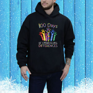 100 Days Of Embracing Differences IEP 100th Day Of School Tee Shirt