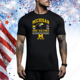 1001st Victory First Team In History To Reach 1001 Wins Michigan Wolverines Go Blue Tee Shirt