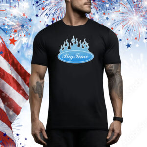 Bigtime Blue Flame Tee Shirt