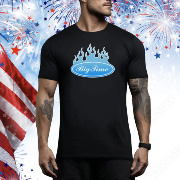 Bigtime Blue Flame Tee Shirt