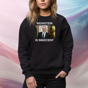 Luciano Silighini Garagnani Wearing Weinstein Is Innocent Tee Shirt