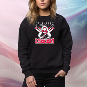 Official Christians Jesus Was An American Painting 2024 Tee Shirt