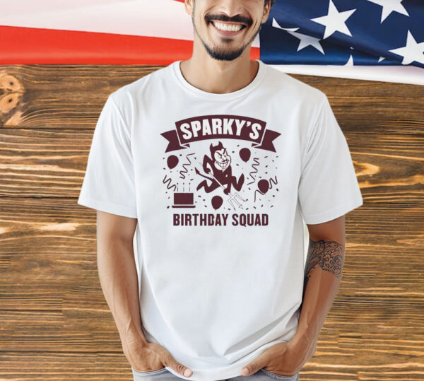 Arizona State Sun Devils Sparky’s birthday squad Shirt